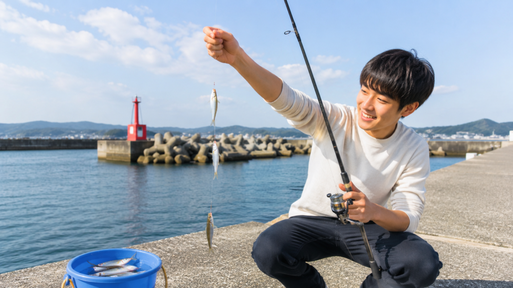サビキ釣りのイメージ