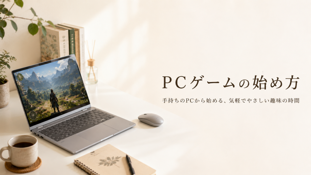 ゲーミングPCは必要？初心者がPCゲームを始める方法