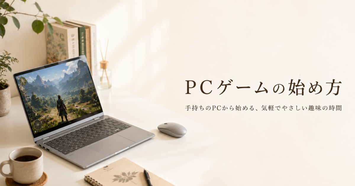 ゲーミングPCは必要？初心者がPCゲームを始める方法
