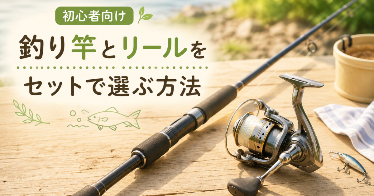 【初心者向け】釣り竿とリールをセットで選ぶ方法