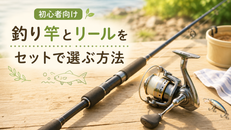【初心者向け】釣り竿とリールをセットで選ぶ方法